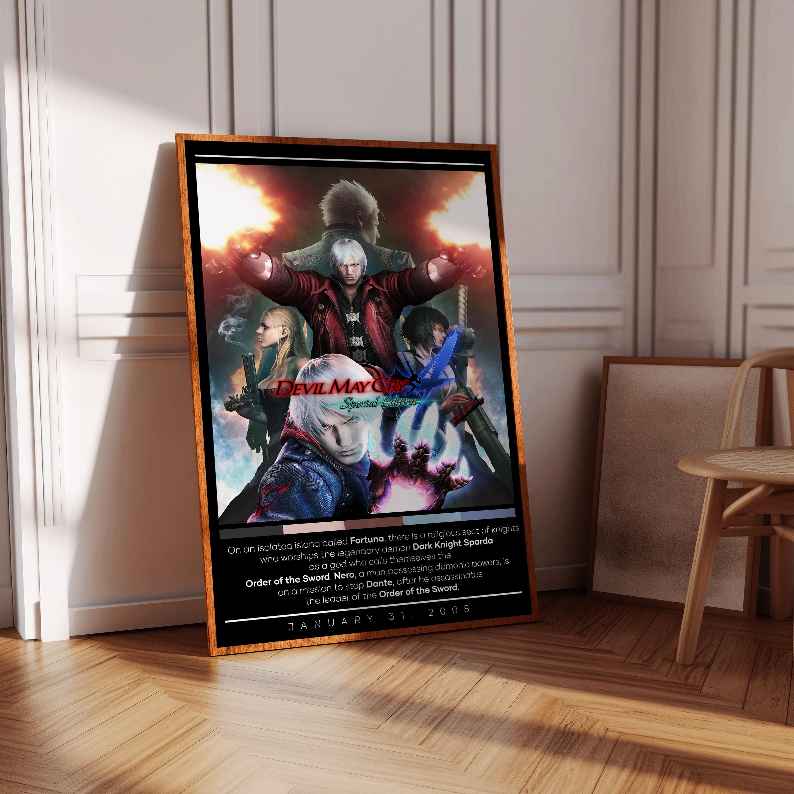 Devil May Cry Graph Art V Acrylic Stand Acsta Dante