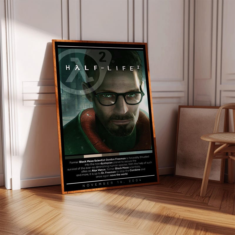 Half Life Poster - Etsy