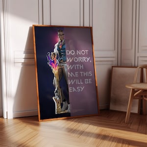 Valorant Chamber Poster Print | Gaming Poster | 3 Colors | Gaming Decor | Video Game Poster | Gaming Gift | Video Game Print | Gaming Cover