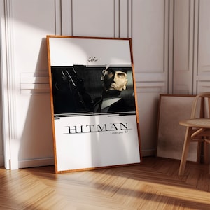 Hitman Codename 47 Poster Print | Gaming Poster | Gaming Decor | Video Game Poster | Gaming Gift | Video Game Print | Gaming Cover