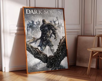 Dark Souls Winter's Spite Poster Print | Gaming Poster | Gaming Decor | Video Game Poster | Gaming Gift | Video Game Print | Gaming Cover