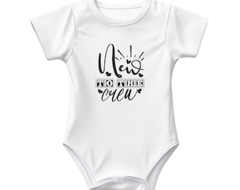 New to the Crew Onesie: Organic Cotton Baby Bodysuit