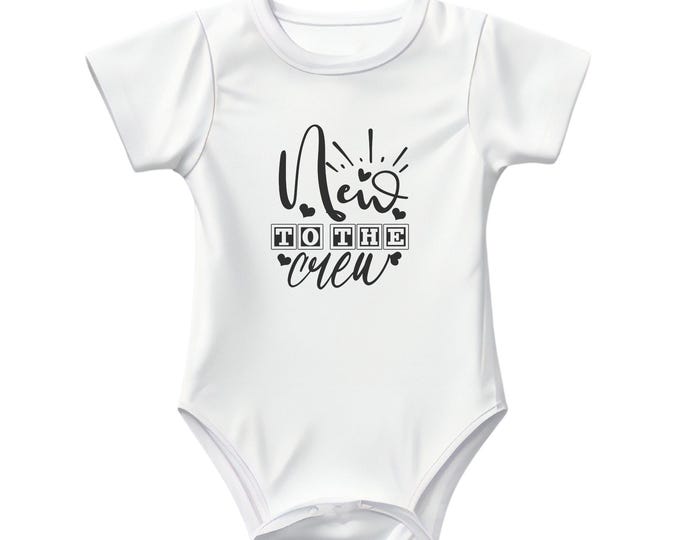 New to the Crew Onesie: Organic Cotton Baby Bodysuit