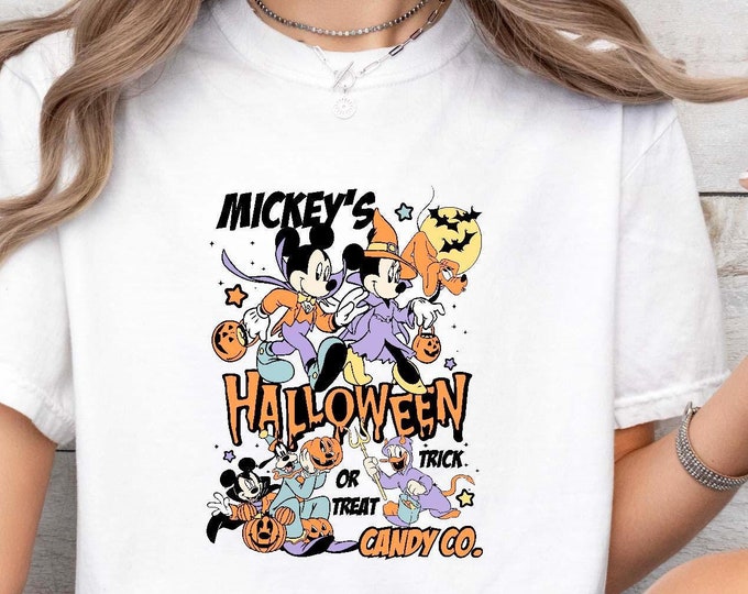 Mickey's Halloween Candy Co. Shirt, Mickey's Halloween Party Shirt , Disney Halloween Shirt, Disney Mickey and Friends Sweatshirt