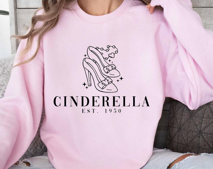 Cinderella Shoes Shirt, Cinderella Sweatshirt, Disney Princess Tee, Disney Cinderella Shirt, Gift For Disney Tee, Disney Girl Trip Matching