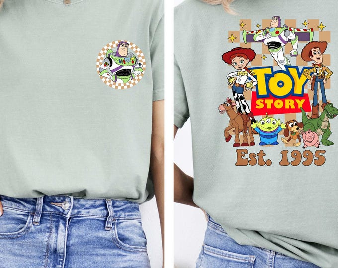 Comfort Colors Toy Story Shirt, Disney World Toy Story Buzz Tee, You Ve Got A Friend In Me Tee, Toy Story Movie Characters Tee,Disney Family