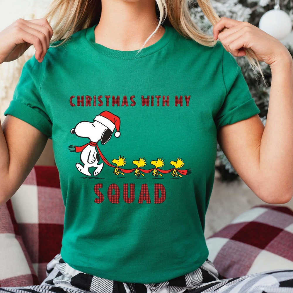 Christmas Gifts Snoopy Christmas Shirt, Christmas Apparel, Cute Christmas Dog Lover Gift, Dog Christmas Dog Squad Shirt, Christmas Gifts Christmas Crewneck