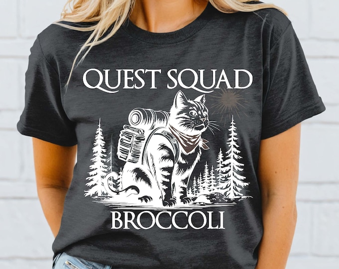 Onyx Storm Shirt, Quest Squad Broccoli Tee, Fourth Wing Merch Xaden Riorson, Violet bookish Top Romantasy Fan Ridoc T-shirt Dragon Rider