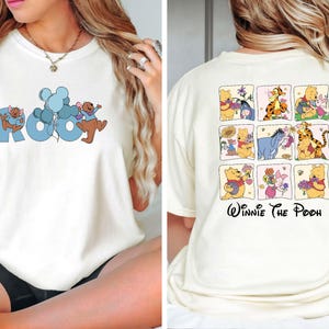 Roo Disney Shirt, Comfort Colors®, Mickey Balloon T-Shirt, Disneyland Family Vacation Tee, Pooh Matching Shirt, Adults, Kids