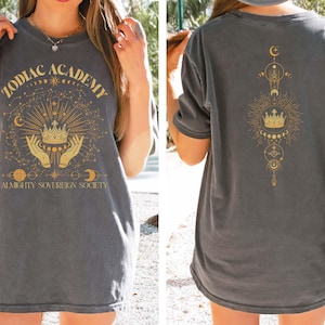 Zodiac Academy Shirt, Celestial Heirs Band Shirt, Terra Aer, Ignis and Aqua,Professor Lance Orion, Almighty Sovereign Society ,Book Lover