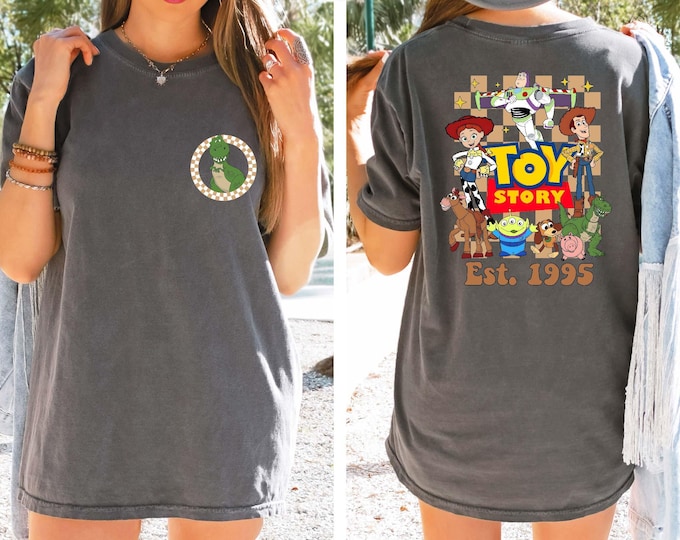 Comfort Colors® Rex Est 1995 Toy Story T-shirt, Disney Rex Shirt, Toy Story Character Tee, Disney Toy Story Shirt, Woody Jessie Buzzy