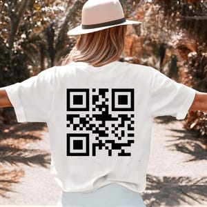 F*CK YOU! QR Code Unisex Crew Tee - Funny Saying Shirt - Sarcastic Gift for Friends - Gift for Coworker - Gift For Him - Gag Gift