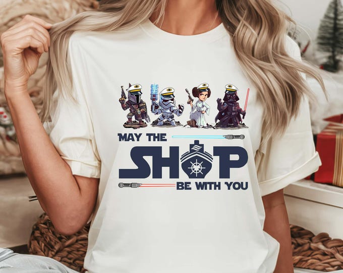 Disney Star Wars Characters Cruise Line T-Shirt, Star Wars May The Ship Be With You Sweatshirt, Star Wars Day Tee, Galaxy Edge Shirt