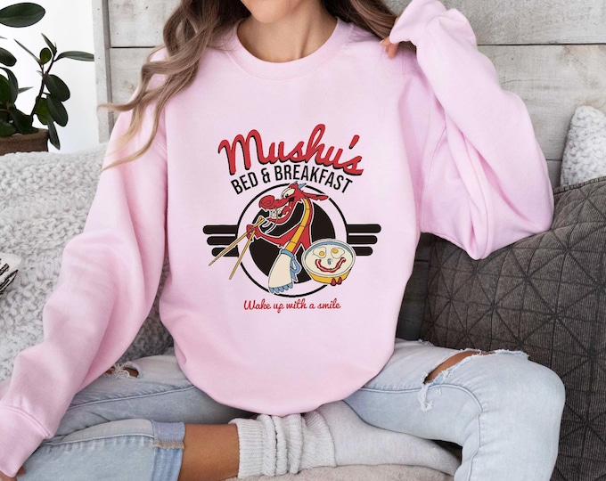 Disney Mulan Mushu Shirt, Mushu'S Bed And Breakfast Poster Sweatshirt, Disneyland Vacation Gift Tee, Funny Magic Kingdom, Disney Family Trip