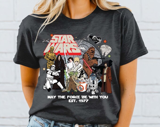 Retro Disney Star Wars Shirt, Vintage Star Wars Comfort Colors Tee, Star Wars A New Hope Shirt, Disneyworld Trip Tee, Star Wars Family Shirt