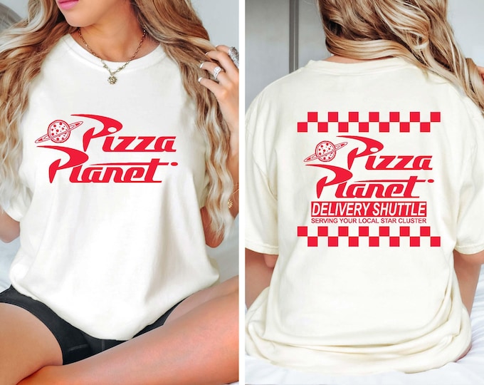 Comfort Colors® Vintage Pizza Planet Shirt, Toy Story Alien Shirt, Pizza Planet Delivery Shuttle Shirt, Toy Story Friends, Disney Shirts
