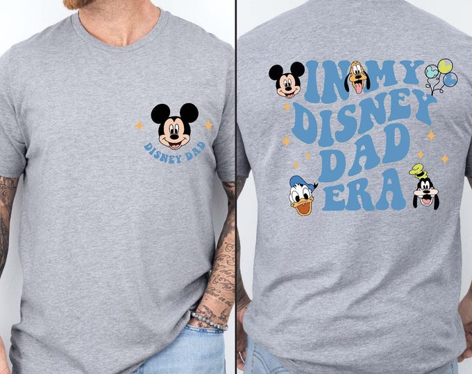In My Disney Dad Era Shirt, Disney Dad Shirt, Mickey Mouse Dad Shirt, Disney Dad Shirt, Dada Shirt, Disney Fathers Day Shirt