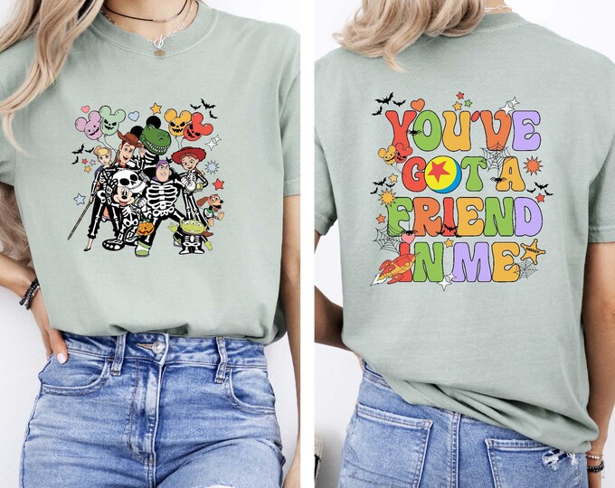 Halloween Toy Story Shirt, Disney World Toy Story Movie Characters Shirt, You'Ve Got A Friend In Me Shirt, Jessie And Buzz Shirts
