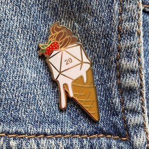 Jester Ice Cream Enamel Pin