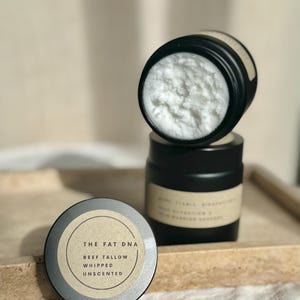 500g Whipped Tallow Balm for Face & Body – Grass-Fed Beef Tallow Skincare | Natural Moisturizer for Dry and Sensitive Skin