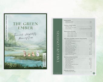 The Green Ember Book Begleiter-SEL Homeschool Curriculum | Praktische Aktivitäten, STEM, Naturspaziergänge, flexibles und literaturbasiertes Lernen