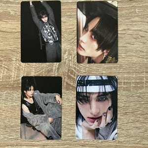 Cartes de houblon Hyunjin Stray Kids, pièces non officielles