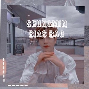 Borsa a sorpresa Seungmin degli Stray Kids, portachiavi Skzoo, cartoline fotografiche, adesivi, custodie per PC, poster con foto di gruppo, porta PC Skzoo e molto altro!