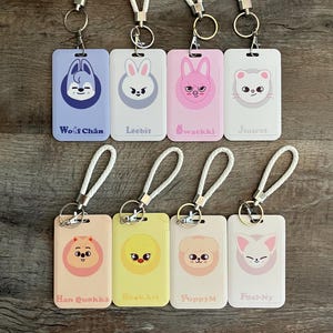 Fotokartenhalter Stray Kids, skz PC halter mit Anhänger, skzoo
