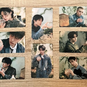 Stray Kids HOLLE fotokaarten versie A, staand / liggend, onofficiële stuks