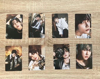 SKZ HOP photocards, Stray kids pcs: Bangchan, Lee know, Changbin, Hyunjin, Han, Felix, Seungmin, Jeongin