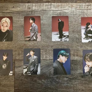 SKZ HOP Fotokarten, Stray Kids stück: Bangchan, Lee Weiss, Changbin, Hyunjin, Han, Felix, Seungmin, Jeongin