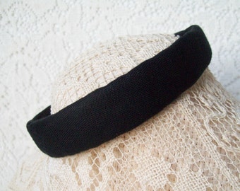 well made headband linen black