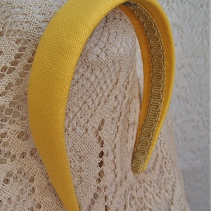 plain yellow headband