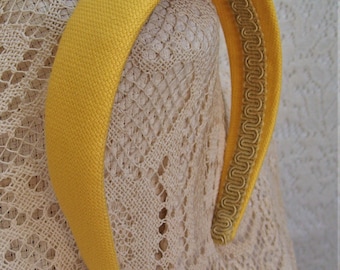 plain yellow headband