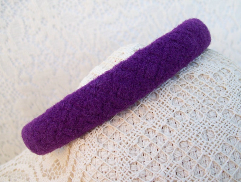 Purple Wool Headband image 3