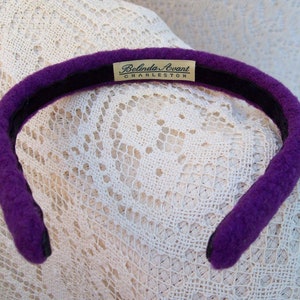 Purple Wool Headband image 4