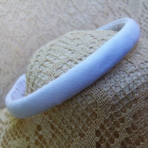 Little White Headband Linen image 2