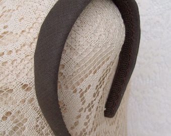 traditional brown hairband