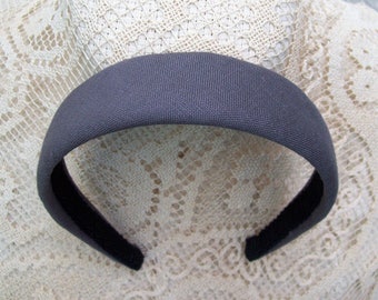 grey headband linen fabric