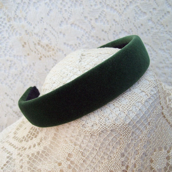 Green Velvet headband