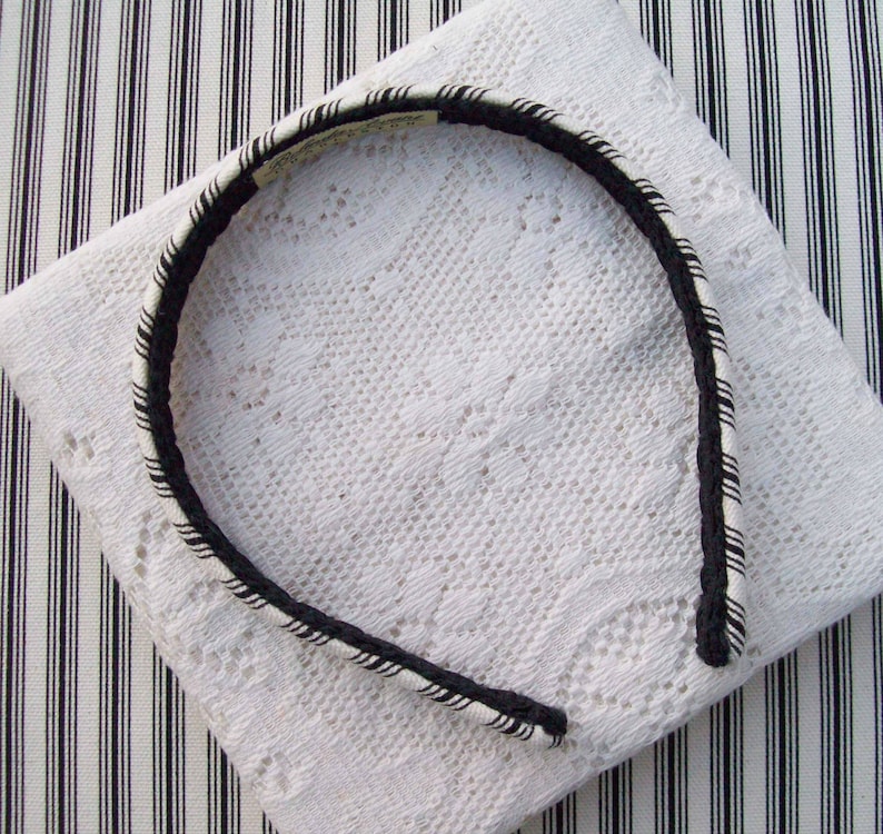 Striped Headband Brown