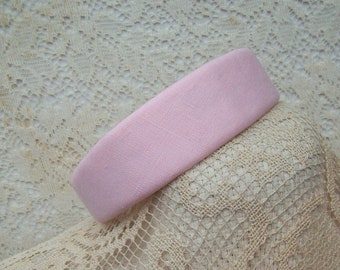 Pastel Pink linen headband