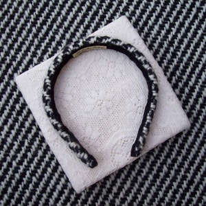 wool Headband striped knit