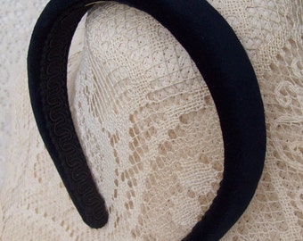 Navy Blue Velvet Headband