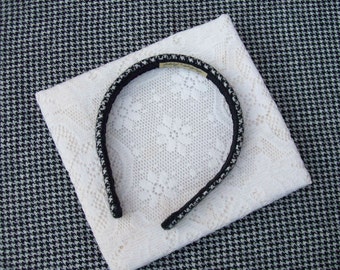 Narrow Headband Houndstooth Hiver