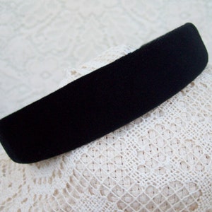 VELVET Hairband Black Traditional