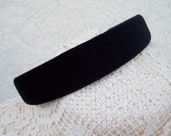 VELVET Hairband Black Traditional