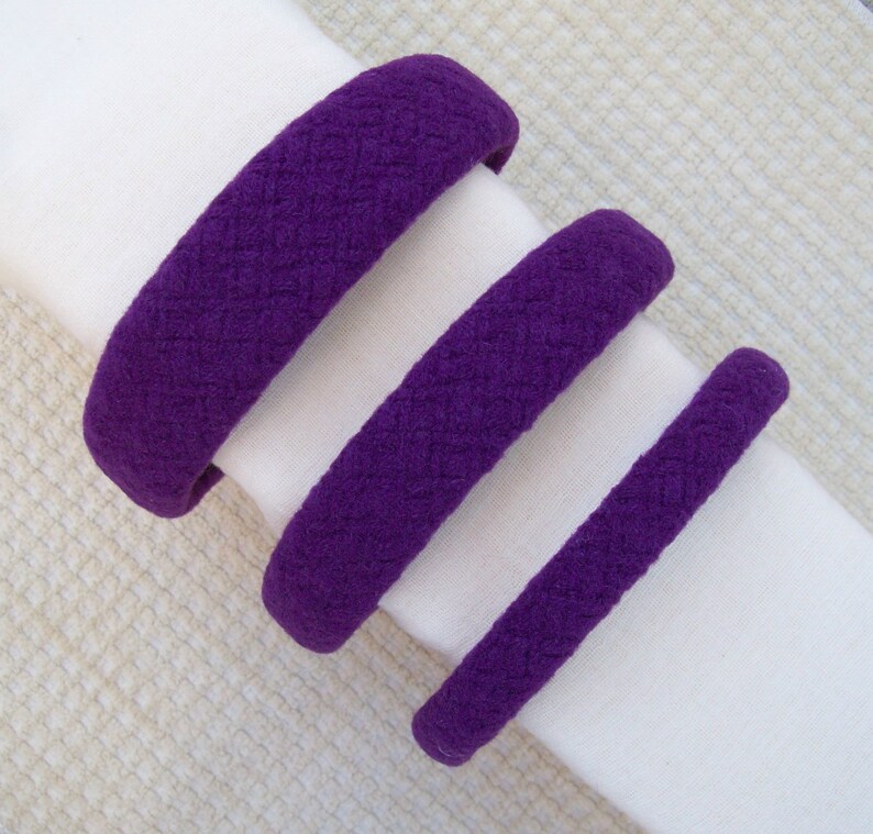 Purple Wool Headband image 5