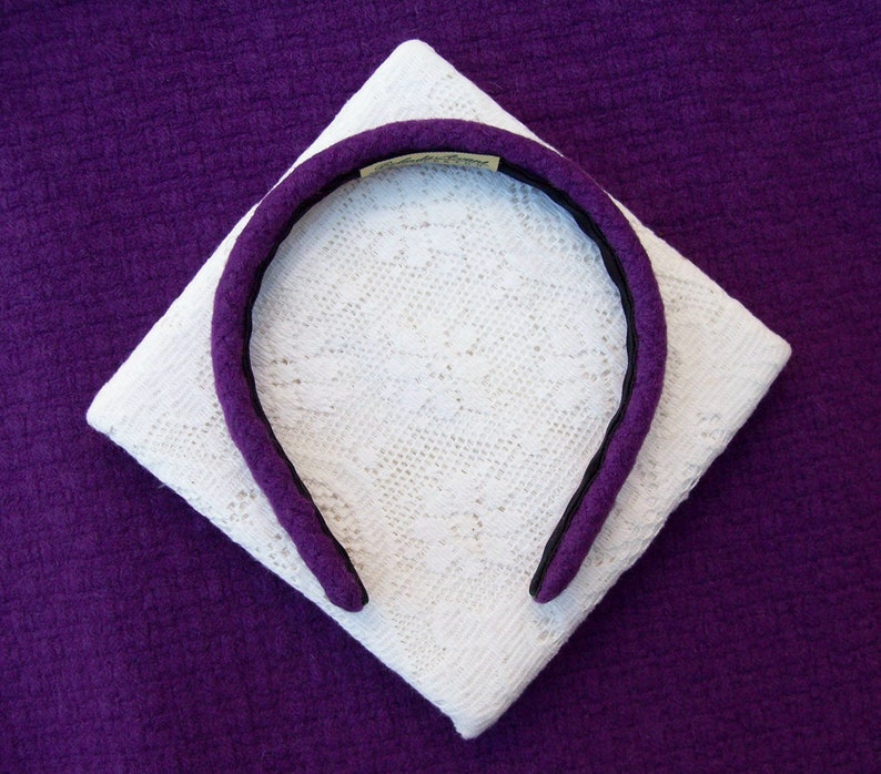 Purple Wool Headband image 1