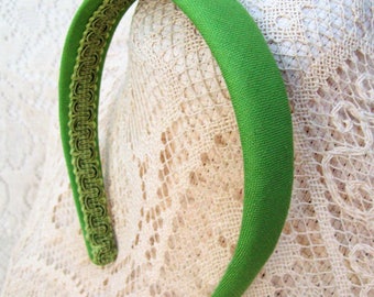 preppy green headband summer